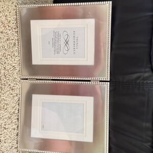Things Remembered Silver Beaded Picture Frames